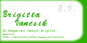 brigitta vancsik business card